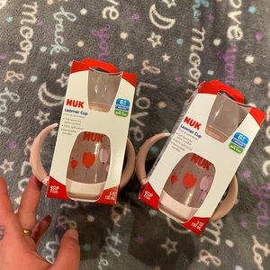 2 brand new nuk sippy cups